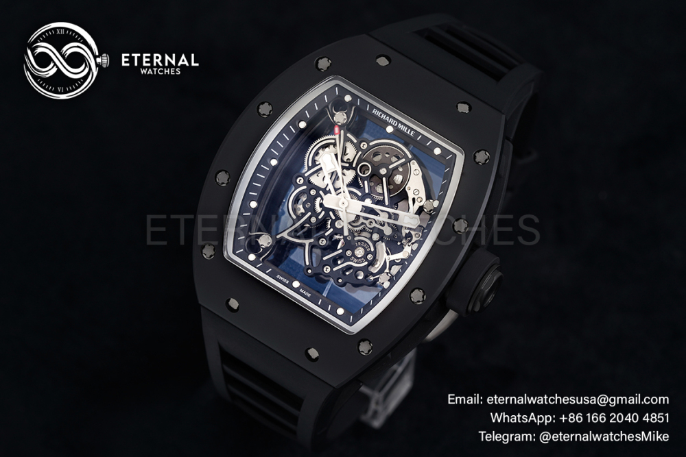 RICHARD MILLE - VAUCHER SUPER CLONE RM055 Bubba Watson Black Ceramic Edition