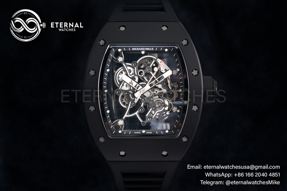 RICHARD MILLE - VAUCHER SUPER CLONE RM055 Bubba Watson Black Ceramic Edition