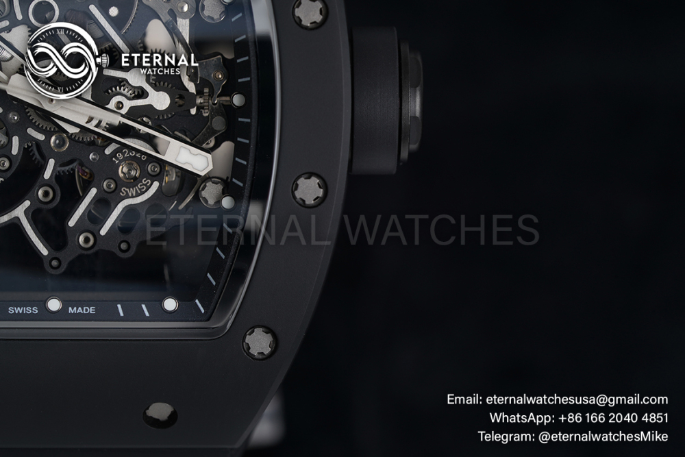 RICHARD MILLE - VAUCHER SUPER CLONE RM055 Bubba Watson Black Ceramic Edition