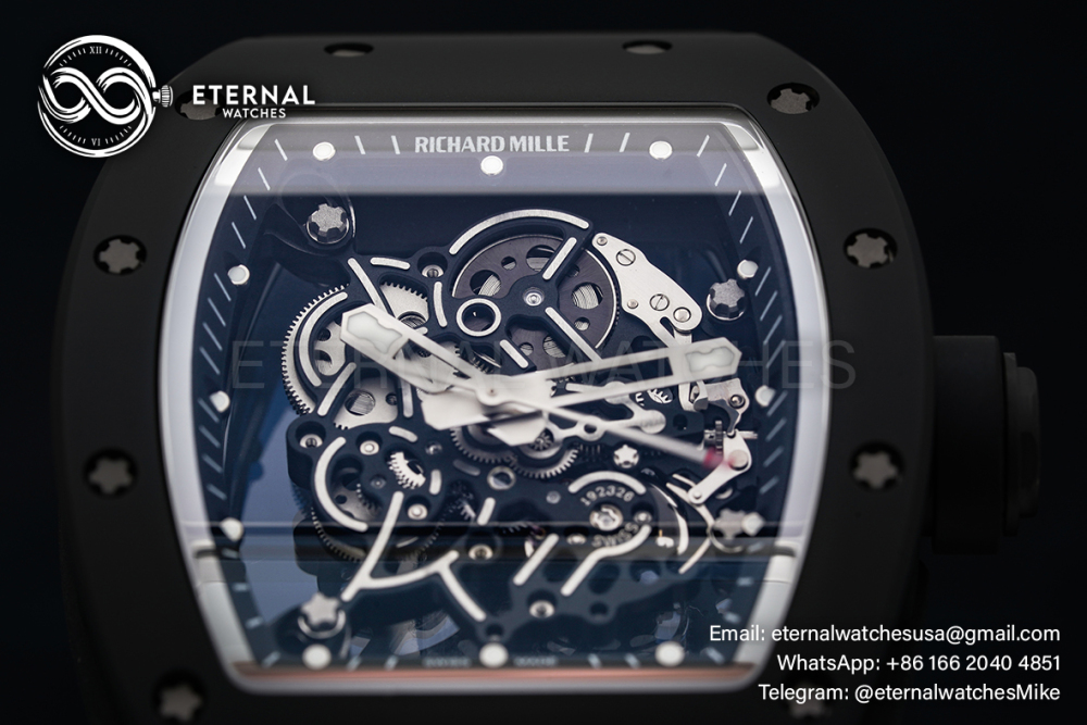 RICHARD MILLE - VAUCHER SUPER CLONE RM055 Bubba Watson Black Ceramic Edition