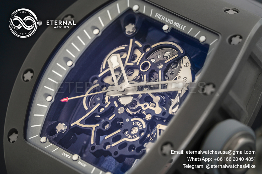 RICHARD MILLE - VAUCHER SUPER CLONE RM055 Grey Ceramic