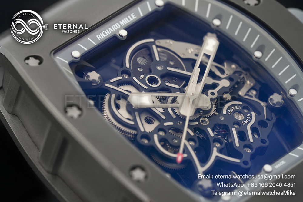 RICHARD MILLE - VAUCHER SUPER CLONE RM055 Grey Ceramic