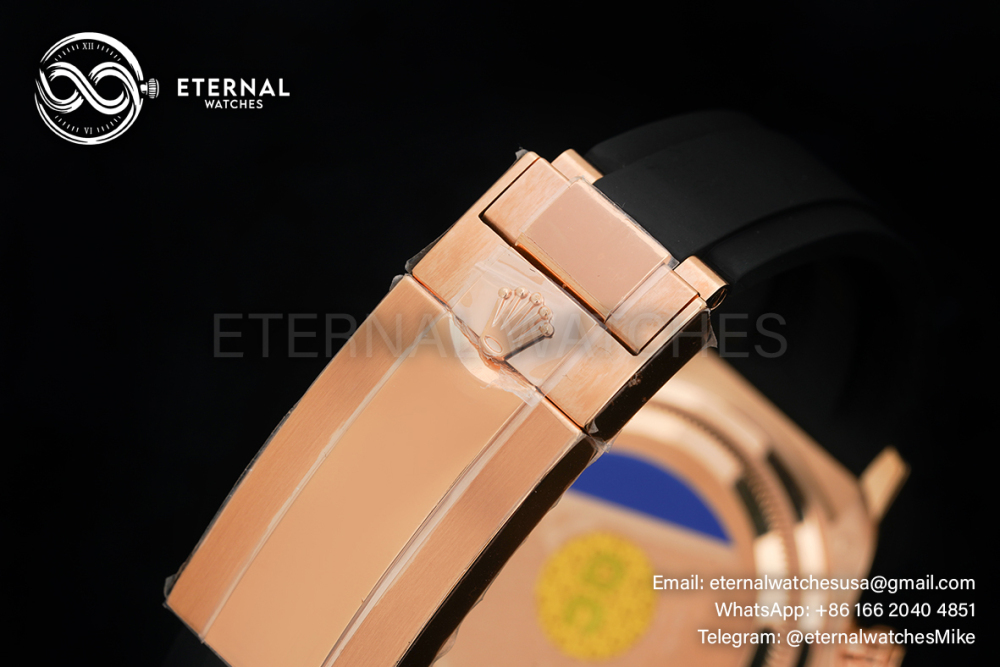 ROLEX - Super Clone Daytona Cosmograph 126515 40mm RG/RU Chocolate/Stk APS SH4131 Weight Adjusted Version