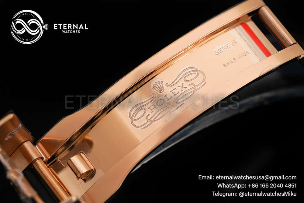 ROLEX - Super Clone Daytona Cosmograph 126515 40mm RG/RU Chocolate/Stk APS SH4131 Weight Adjusted Version