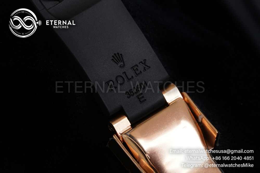 ROLEX - Super Clone Daytona Cosmograph 126515 40mm RG/RU Chocolate/Stk APS SH4131 Weight Adjusted Version