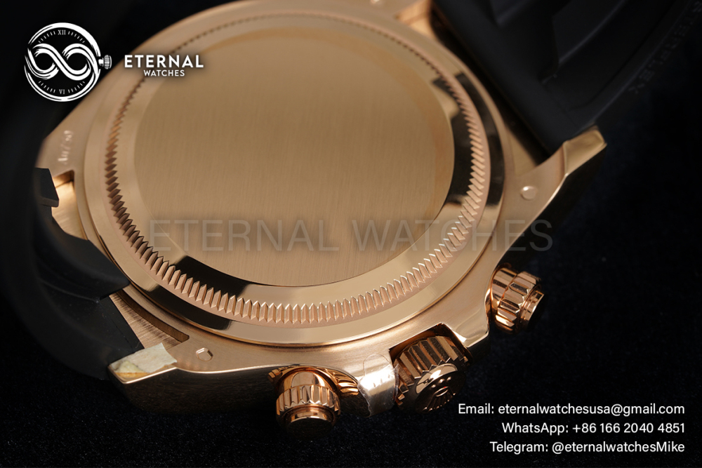 ROLEX - SUPER CLONE Daytona Cosmograph 126515 40mm RG/RU Chocolate/Stk APS SH4131 Weight Adjusted Version