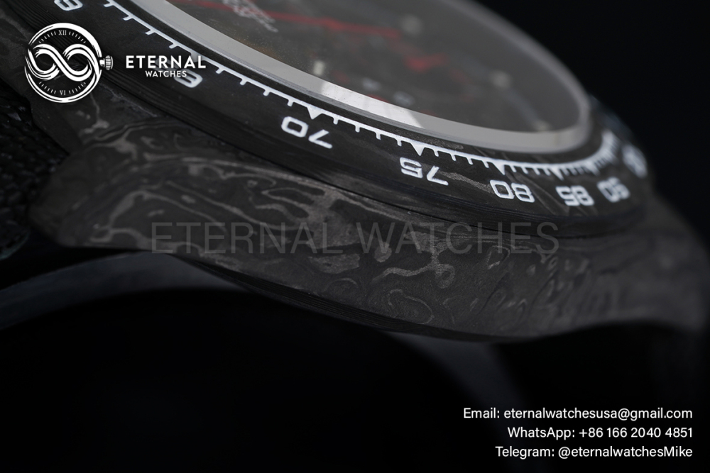 ROLEX - Daytona DIW 40mm Black Dial Carbon/NY Skeleton Dial NOOB DD4130