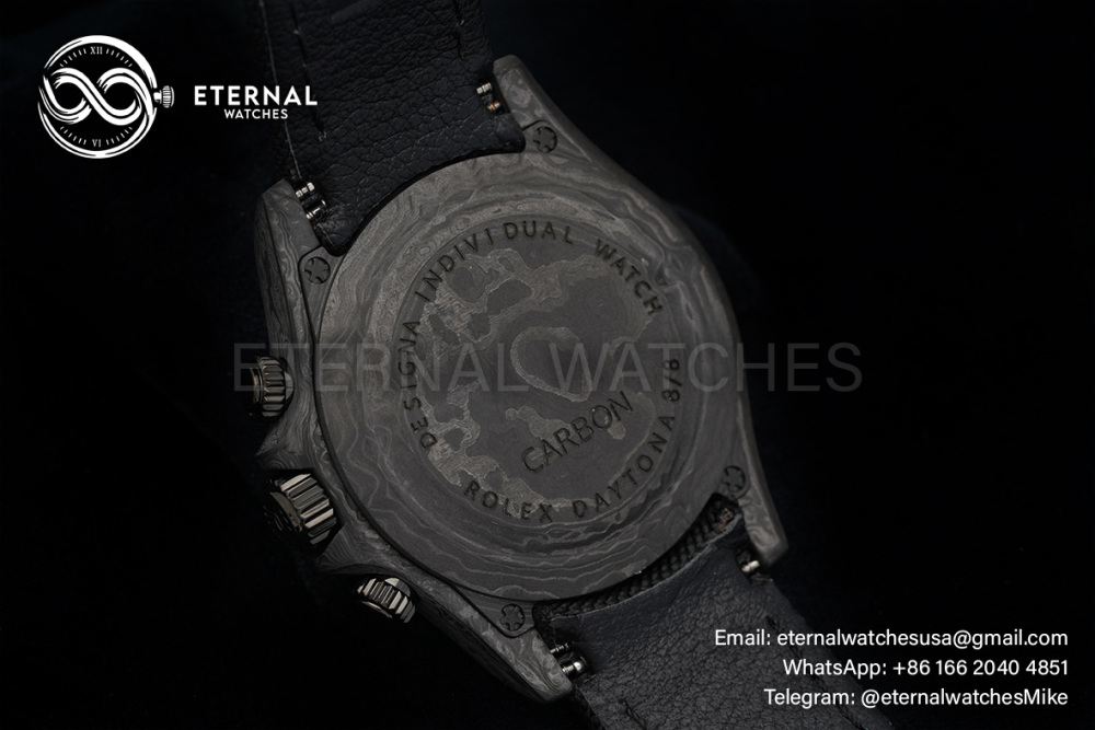 ROLEX - Daytona DIW 40mm Black Dial Carbon/NY Skeleton Dial NOOB DD4130