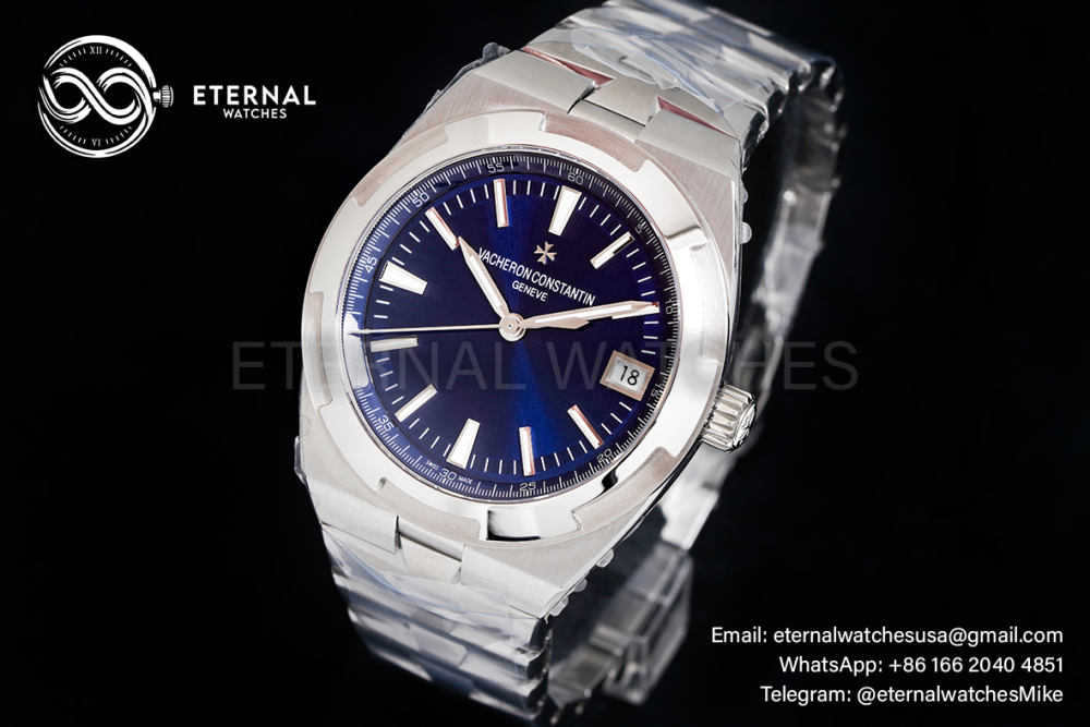 VAUCHERON CONSTANTIN - Overseas 4500V SS/SS Blue 8F MY9015 Cal5100