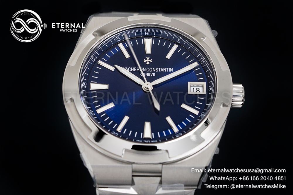 VAUCHERON CONSTANTIN - Overseas 4500V SS/SS Blue 8F MY9015 Cal5100