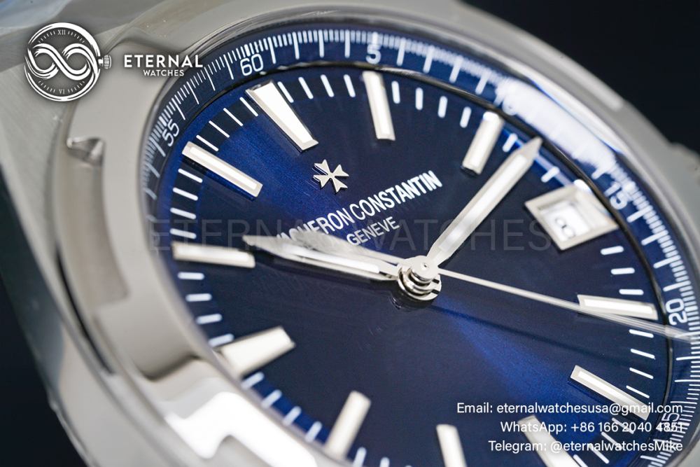 VAUCHERON CONSTANTIN - Overseas 4500V SS/SS Blue 8F MY9015 Cal5100