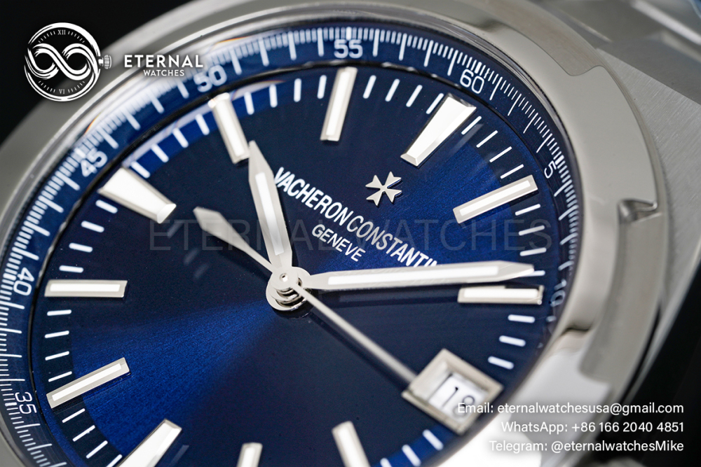 VAUCHERON CONSTANTIN - Overseas 4500V SS/SS Blue 8F MY9015 Cal5100