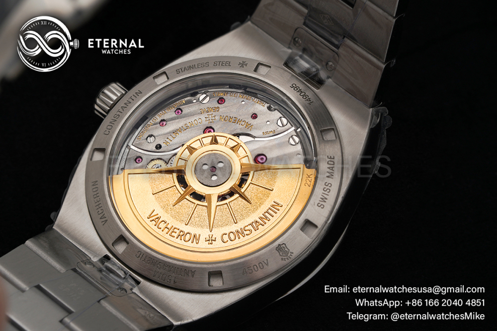 VAUCHERON CONSTANTIN - Overseas 4500V SS/SS Blue 8F MY9015 Cal5100