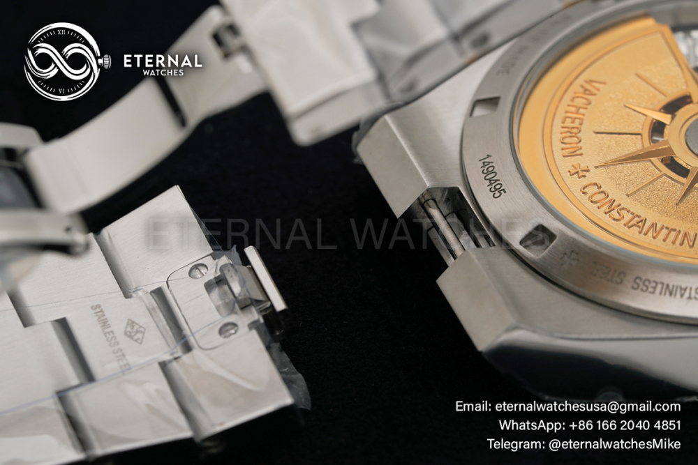 VAUCHERON CONSTANTIN - Overseas 4500V SS/SS Blue 8F MY9015 Cal5100