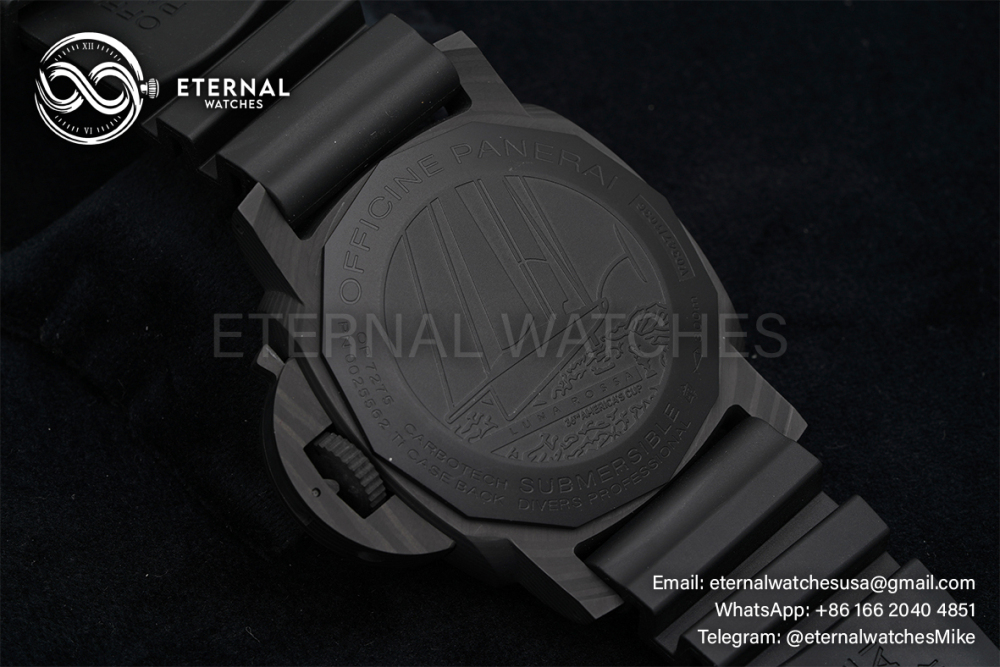 PANERAI - SUPER CLONE PAM1039 Submersible Luna Rossa GMT 47mm Carbon/RU VSF P9011
