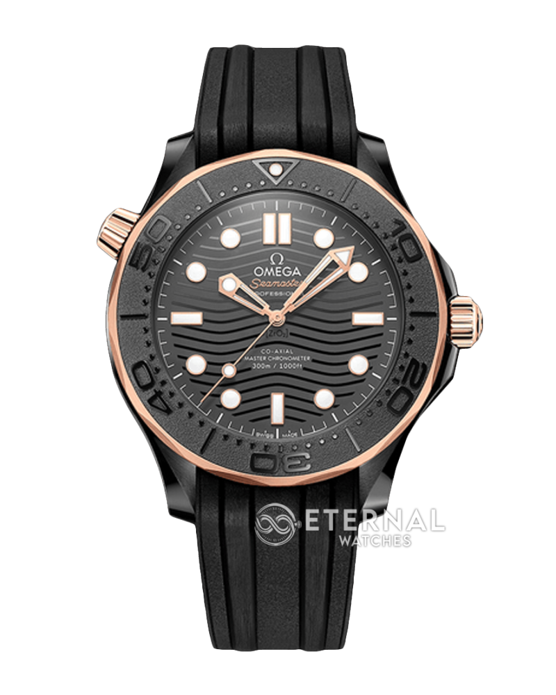 OMEGA - Seamaster Diver 300m 43.5mm RG/Ceramic/RU Black Dial VSF A8806