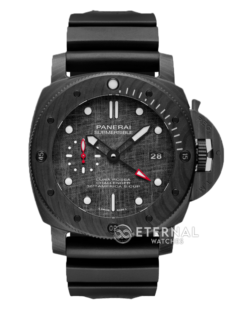 PANERAI - SUPER CLONE PAM1039 Submersible Luna Rossa GMT 47mm Carbon/RU VSF P9011