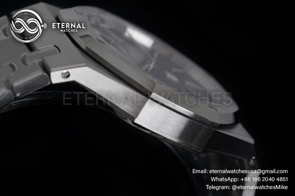 AUDEMARS PIGUET - SUPER CLONE Royal Oak 41mm 15500 50th Anniversary SS/SS Blue/Stk APSF A4302
