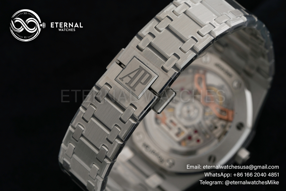 AUDEMARS PIGUET - SUPER CLONE Royal Oak 41mm 15500 50th Anniversary SS/SS Blue/Stk APSF A4302