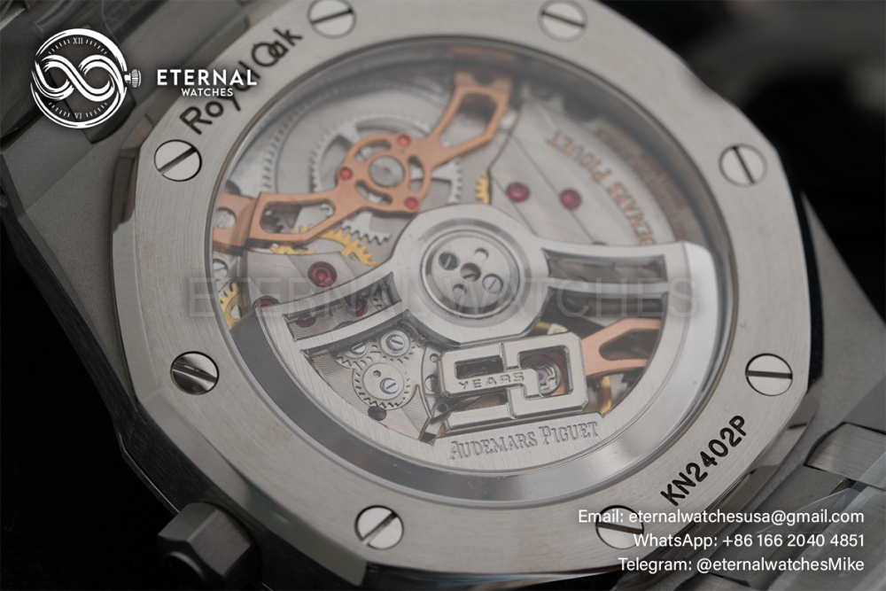 AUDEMARS PIGUET - SUPER CLONE Royal Oak 41mm 15500 50th Anniversary SS/SS Blue/Stk APSF A4302