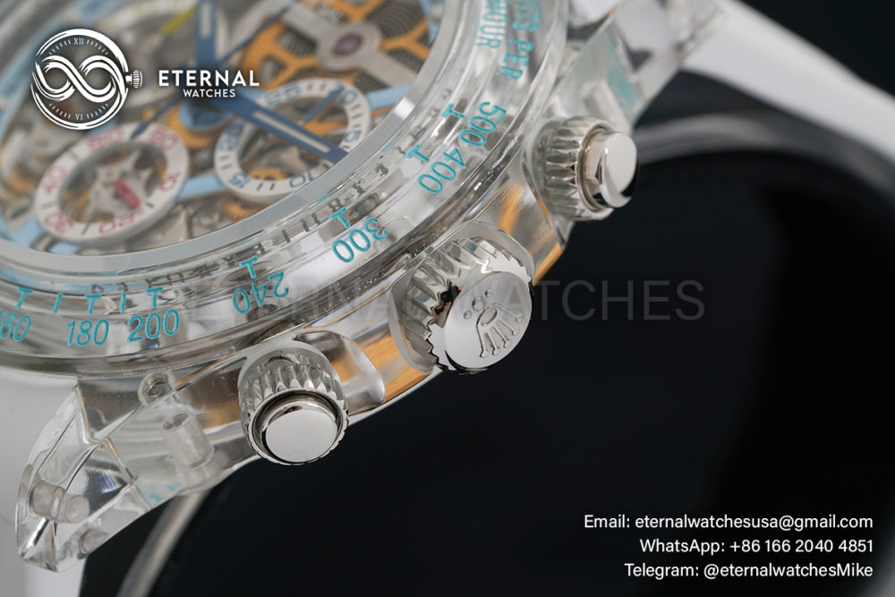 ROLEX - Daytona AET Remold 40mm Crystal/RU Skeleton Dial Sonic DD4130
