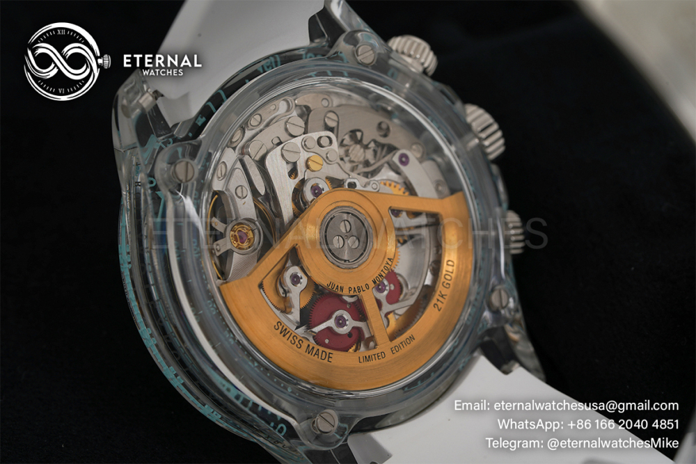 ROLEX - Daytona AET Remold 40mm Crystal/RU Skeleton Dial Sonic DD4130