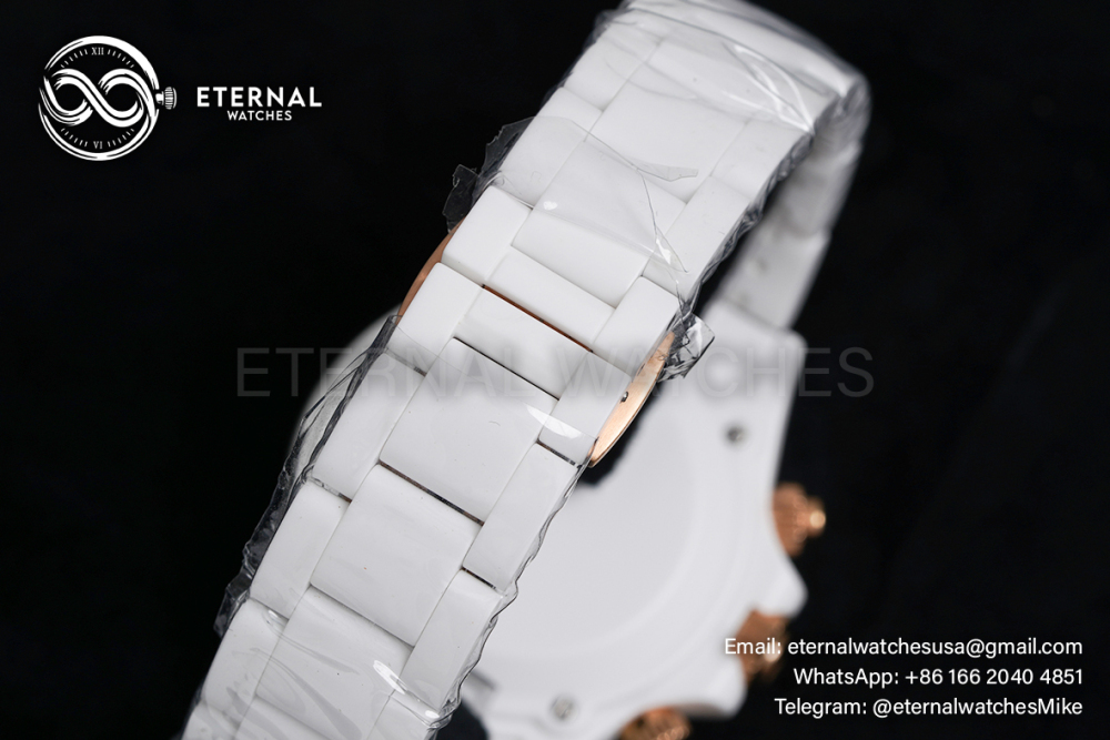 ROLEX - SUPER CLONE Daytona Rainbow 40mm Cer/Cer Black Dial NOOB SA4130