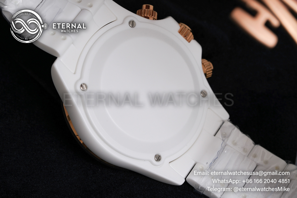 ROLEX - SUPER CLONE Daytona Rainbow 40mm Cer/Cer Black Dial NOOB SA4130