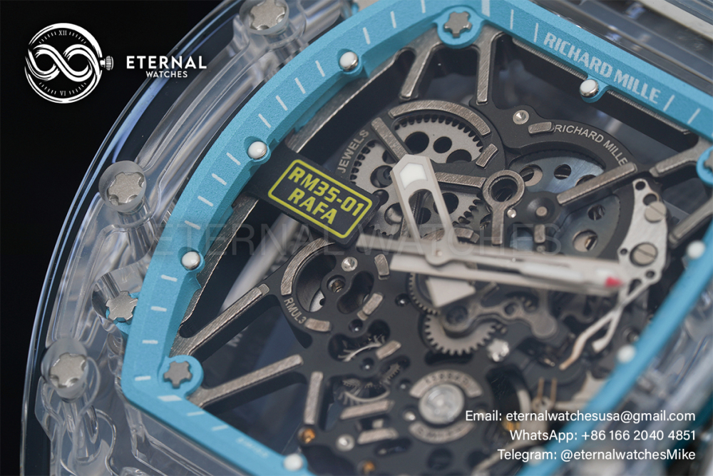 RICHARD MILLE - RM35-01 Transparent Skeleton Dial White Sonic RMUL2