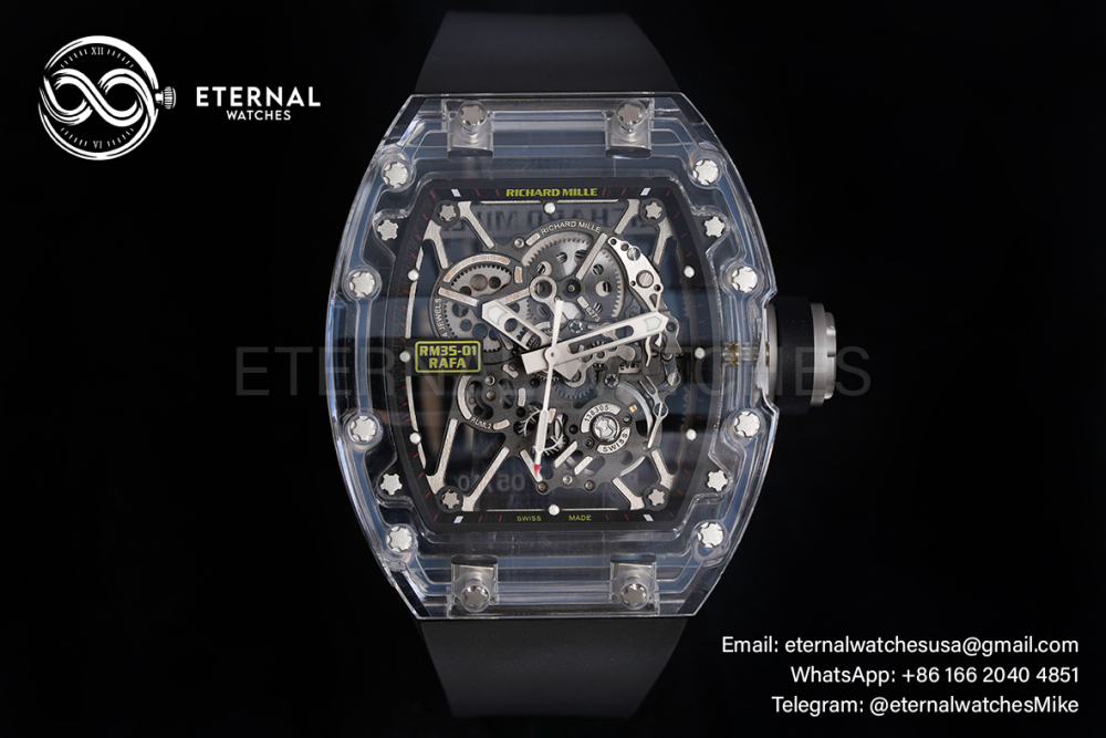 RICHARD MILLE - RM35-01 Transparent Skeleton Dial Black Sonic RMUL2