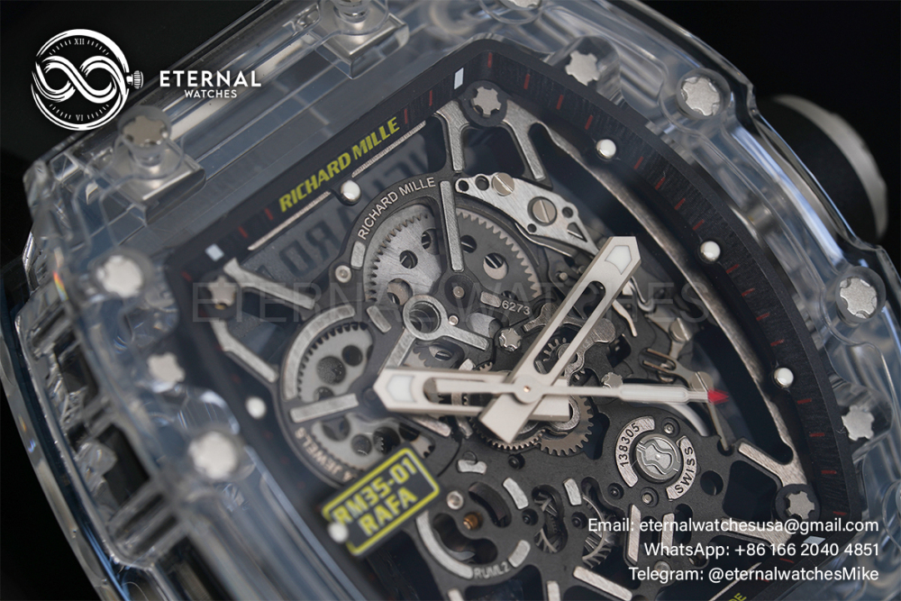 RICHARD MILLE - RM35-01 Transparent Skeleton Dial Black Sonic RMUL2
