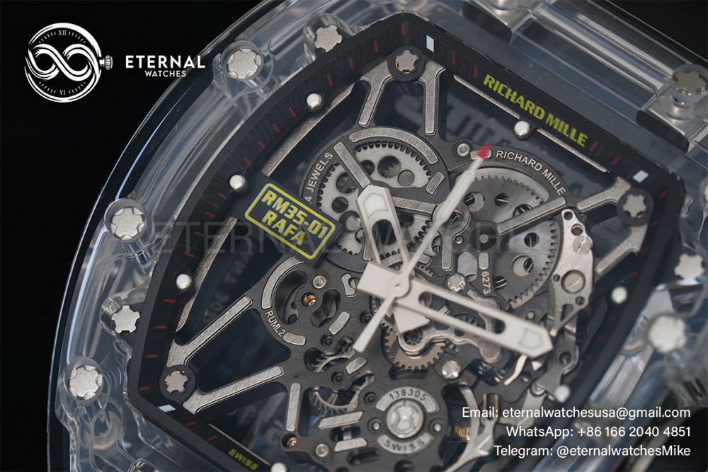 RICHARD MILLE - RM35-01 Transparent Skeleton Dial Black Sonic RMUL2