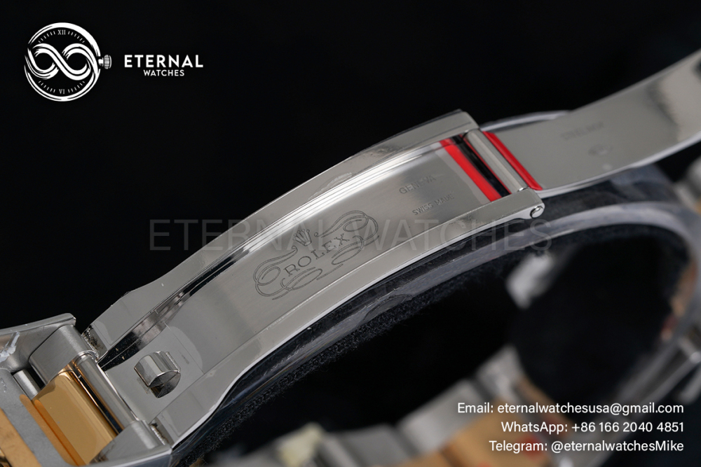 ROLEX - SUPER CLONE Daytona 126503 40mm YG/SS Black/Stk Clean SH4131