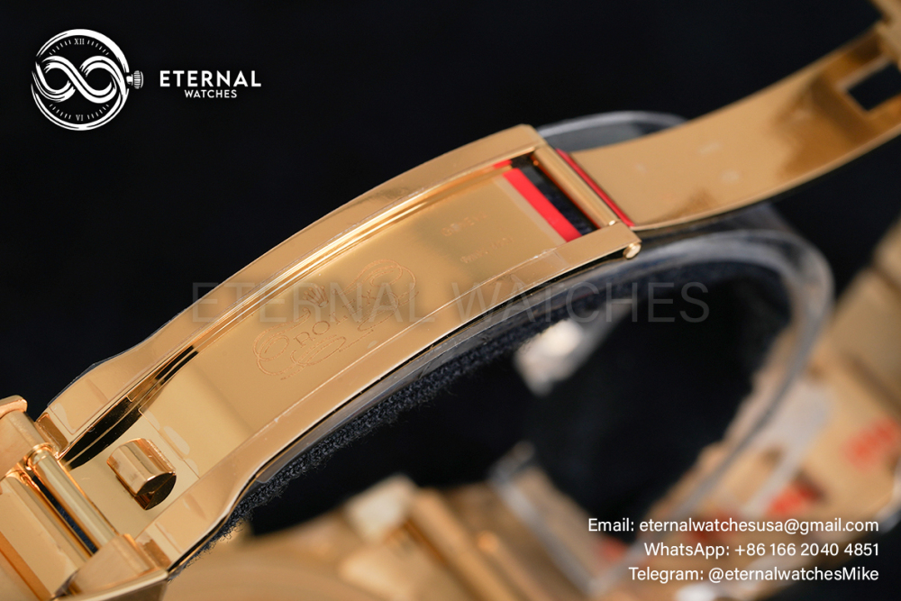 ROLEX - SUPER CLONE Daytona 126508 40mm YG/YG Black/Stk Clean SH4131