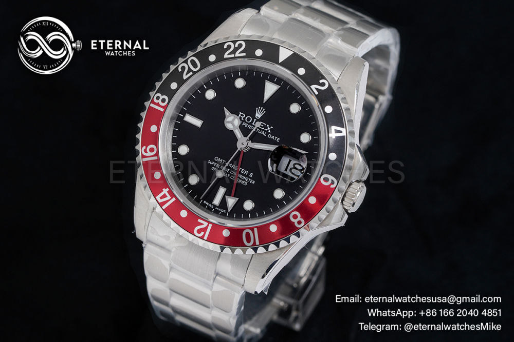 ROLEX - GMT Master II 16710 Vintage Coke SS/SS Blk NOOB A3186