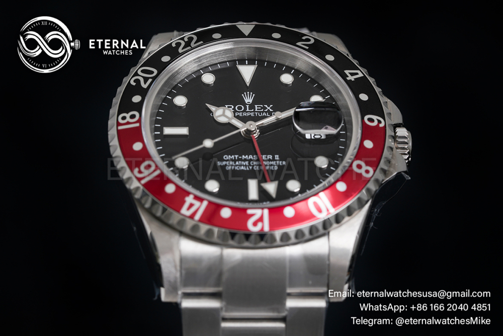 ROLEX - GMT Master II 16710 Vintage Coke SS/SS Blk NOOB A3186