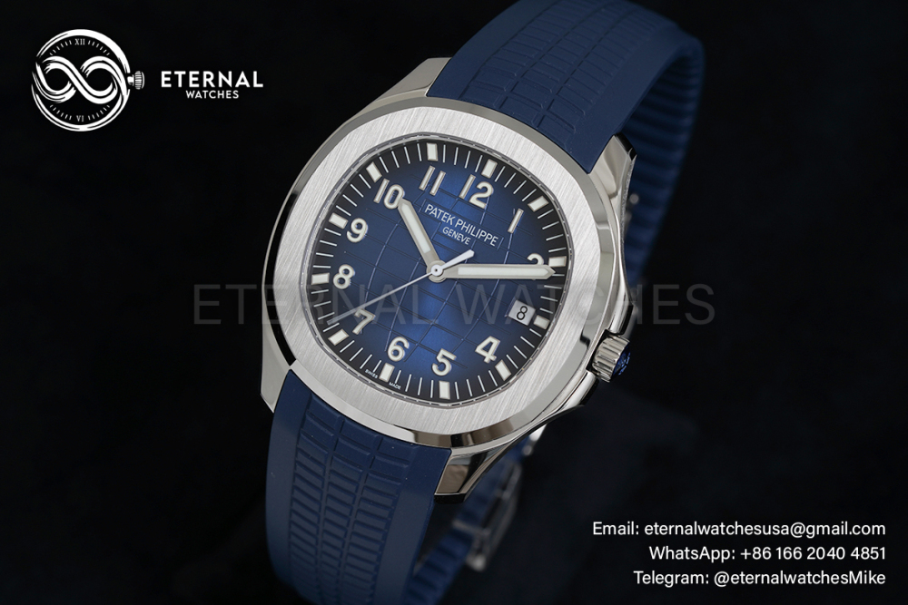 PATEK PHILIPPE - Aquanaut 5168 42mm SS/RU Blue/Num 3KF V3 A330