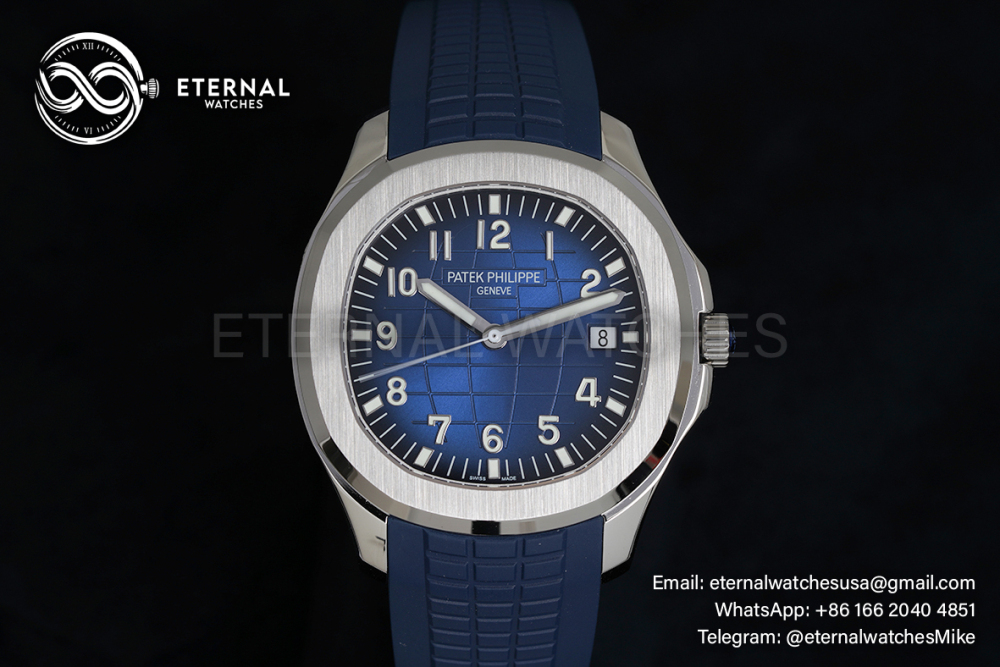 PATEK PHILIPPE - Aquanaut 5168 42mm SS/RU Blue/Num 3KF V3 A330