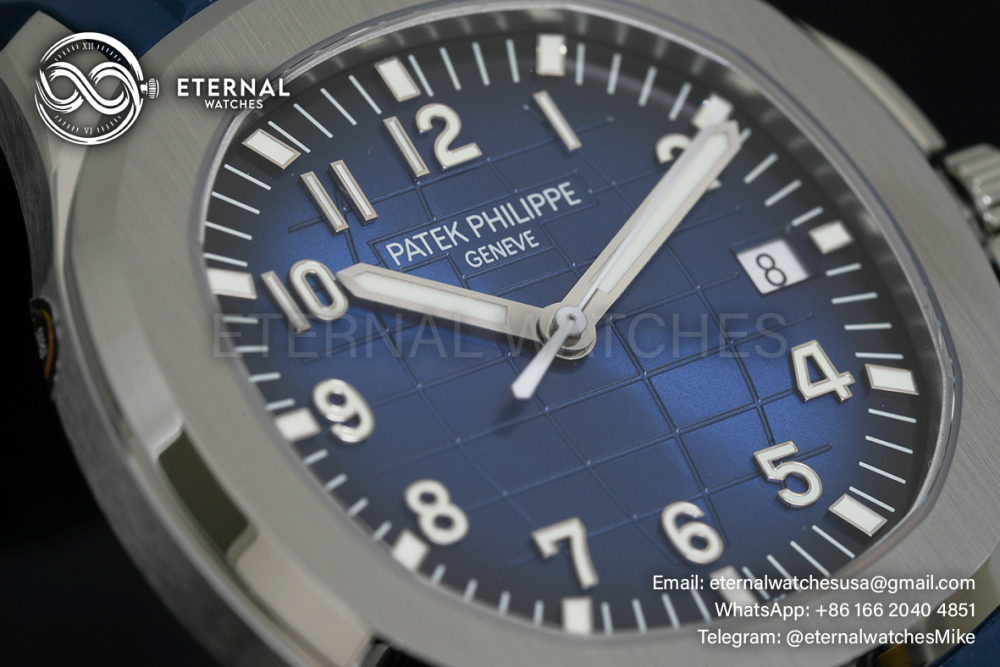 PATEK PHILIPPE - Aquanaut 5168 42mm SS/RU Blue/Num 3KF V3 A330