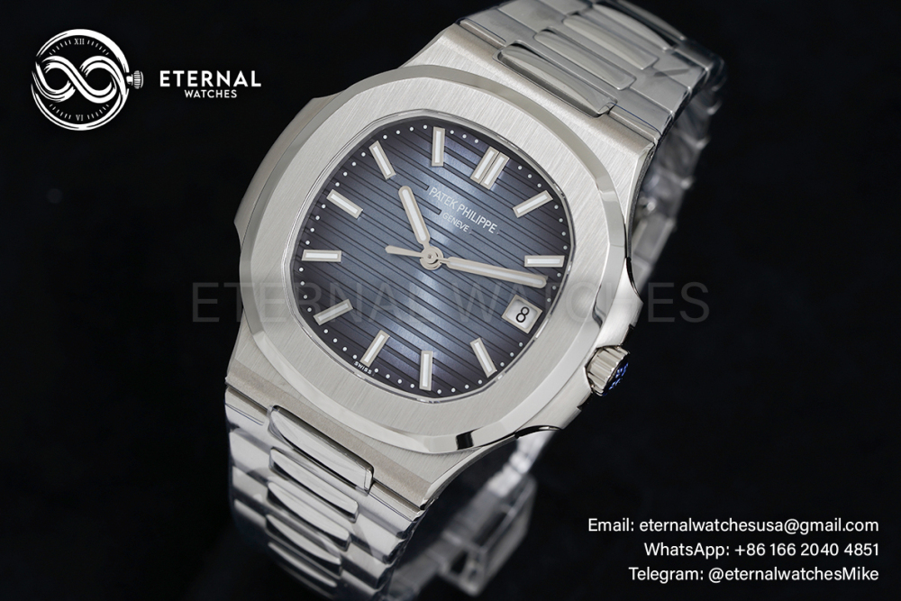PATEK PHILIPPE - SUPER CLONE Nautilus Jumbo 5811 41mm SS/SS Blue Dial 3KF 330SC