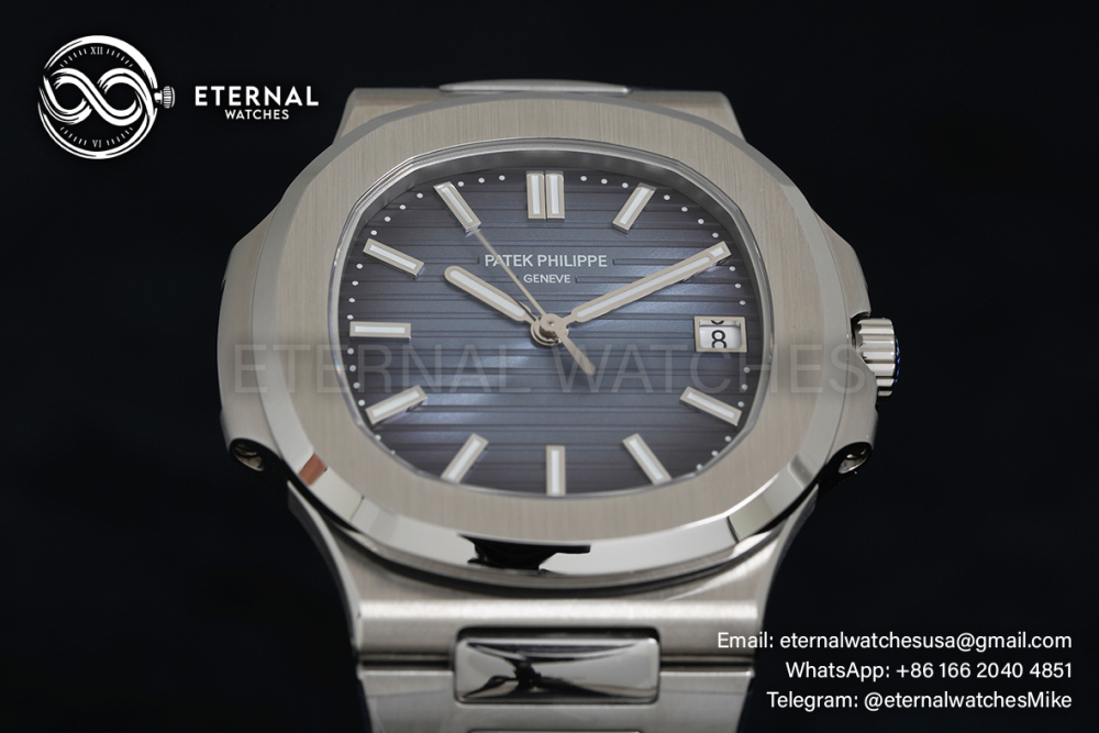 PATEK PHILIPPE - SUPER CLONE Nautilus Jumbo 5811 41mm SS/SS Blue Dial 3KF 330SC