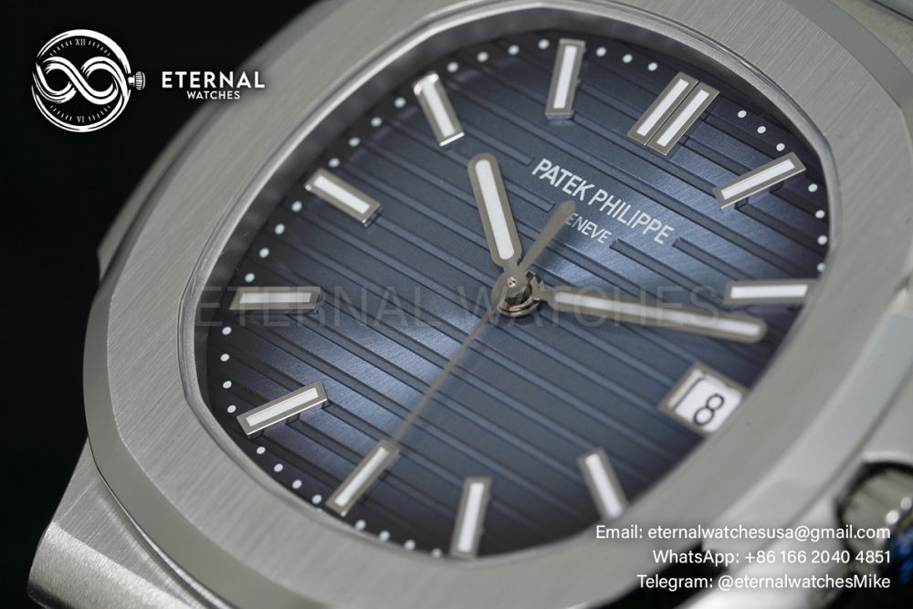 PATEK PHILIPPE - SUPER CLONE Nautilus Jumbo 5811 41mm SS/SS Blue Dial 3KF 330SC