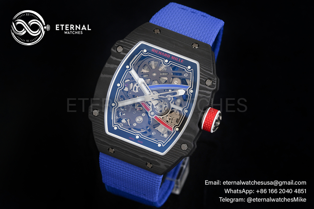 RICHARD MILLE - VAUCHER SUPER CLONE RM67-02 Alexis Pinturault Black Extra Flat