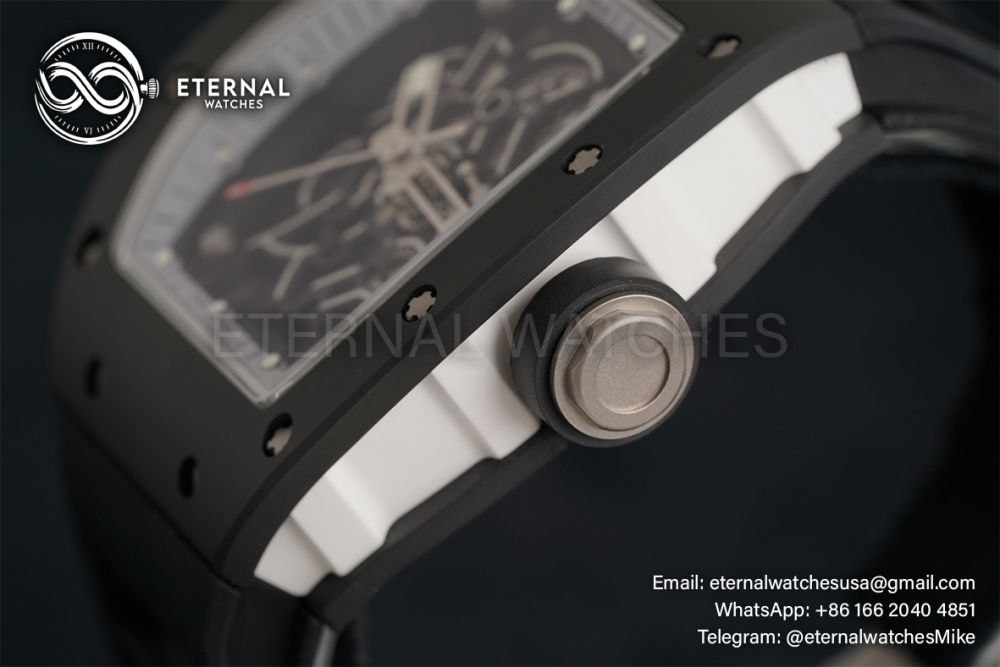RICHARD MILLE - VAUCHER SUPER CLONE RM055 Bubba Watson Black Ceramic White Middle Case