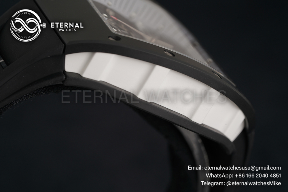 RICHARD MILLE - VAUCHER SUPER CLONE RM055 Bubba Watson Black Ceramic White Middle Case