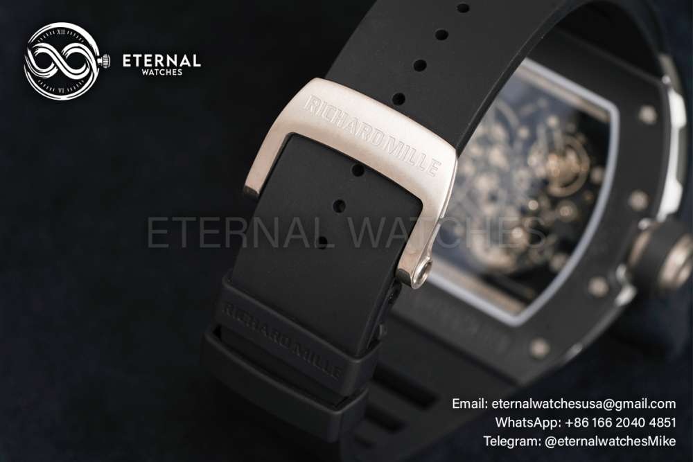 RICHARD MILLE - VAUCHER SUPER CLONE RM055 Bubba Watson Black Ceramic White Middle Case