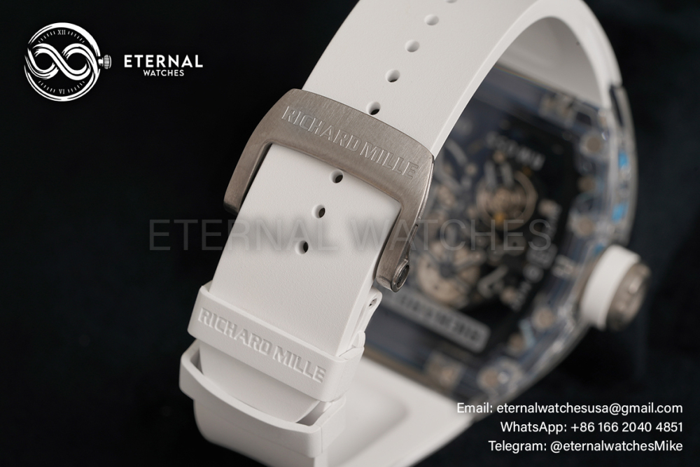 RICHARD MILLE - VAUCHER SUPER CLONE RM055 Transparent Quartz White/Blue