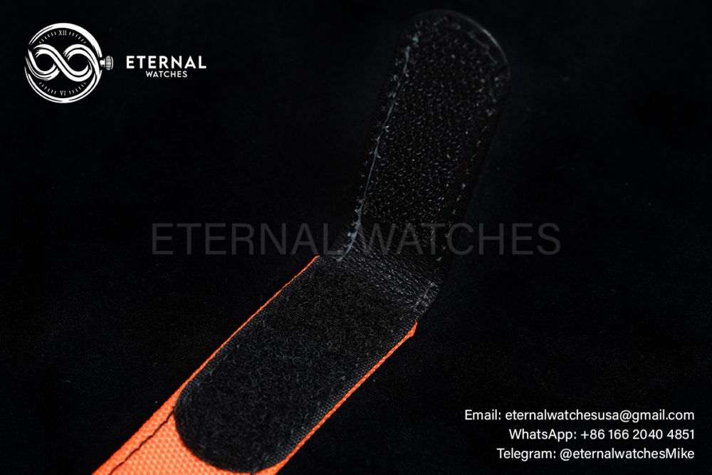 ROLEX - SUPER CLONE Daytona DiW 40mm Black Carbon/Orange NY Carbon Texture NOOB DD4130