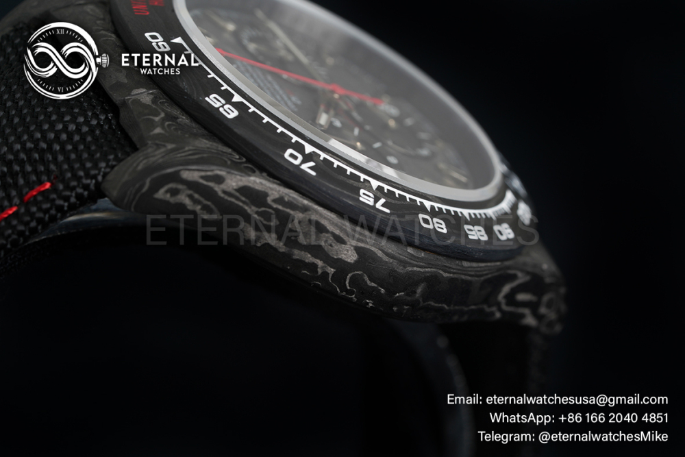 ROLEX - SUPER CLONE Daytona DiW 40mm Black Carbon/NY Carbon Texture NOOB DD4130