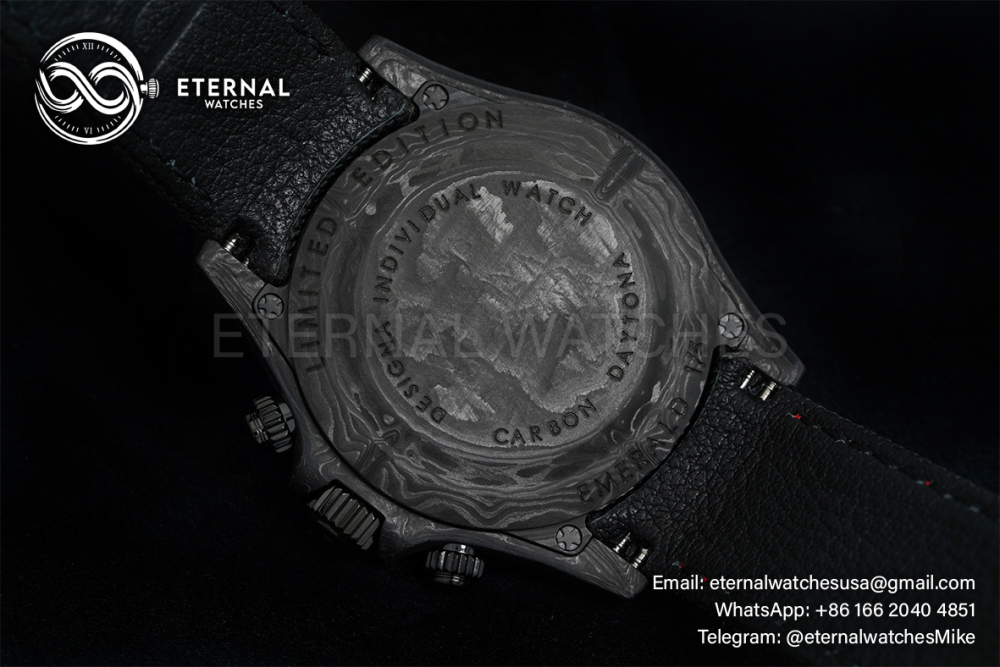 ROLEX - SUPER CLONE Daytona DiW 40mm Black Carbon/NY Carbon Texture NOOB DD4130